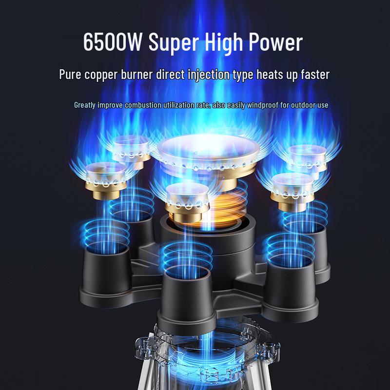 Windproof Portable Outdoor Butane Cassette Stove for Tea and Cooking