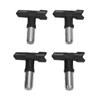 4 Sets Airless Paint Spray Tip 215 315 417 523 Black Latex Paint Spray Nozzle for Furniture Fence