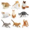 PVC Simulation Cat Model Garfield Persian Cat Pastoral Cat Cat Action Figures Car Decoration