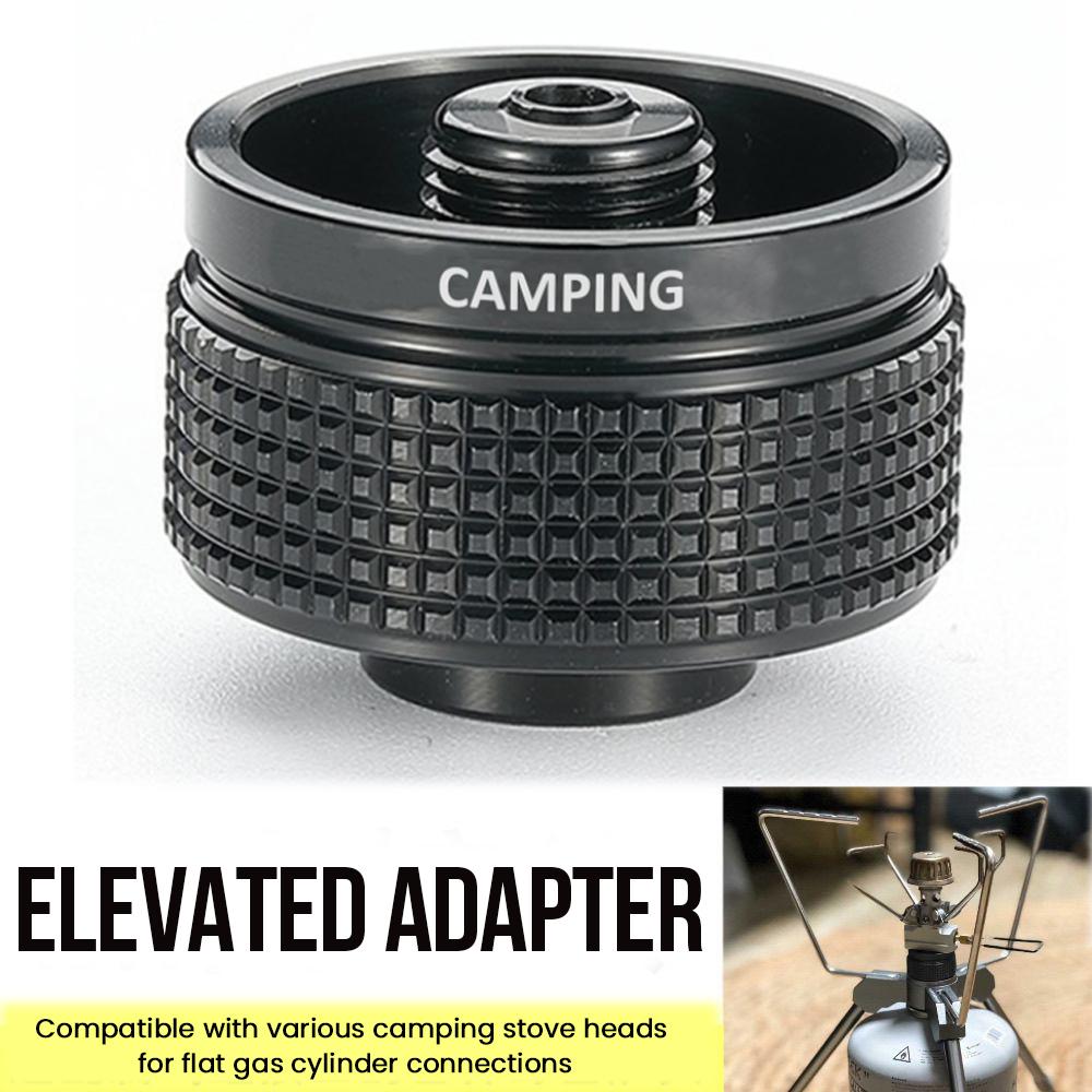 Aluminum Alloy Camping Stove Adapter Portable Stove Propane Adapter Small Gas Tank Adapter for Outdoor Backpack Hiking