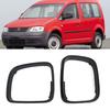 Cadru Oglindă Laterală Ușă Mașină Capac Acoperire Ornament Ușă Oglindă Retrovizoare Laterală Pentru VW Transporter Multivan T5 Caddy 2003 2004-2010 LHD