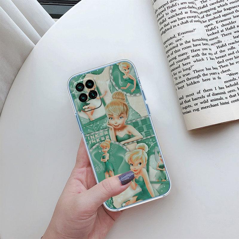 Tinker Bell Tinkerbell Transparent Phone Case for Motorola Moto G10 G20 G30 G31 G32 G34 G35 G41 G42 G50 G51 G52 G55 G60 G60S