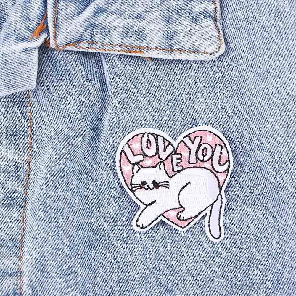 DIY Crafts Sewing Iron On Clothes Embroidery Embroidered Clothes Decoration Sewing Fabric Appliques Patches Badges