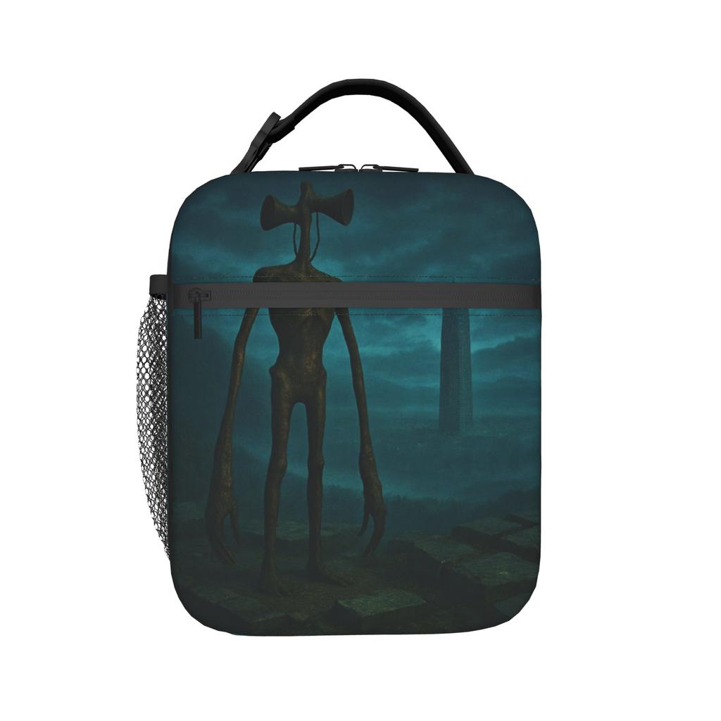Siren Head In Dark Forest Thermal Insulated Lunch Bag for Work Portable Food Container Bags Men Women Thermal Cooler Lunch Boxes