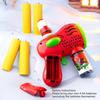 Bubble Guns with Automatic Blowing Bubbling Santa Shape Perfect for Outdoor Activities Bubble Blasting Guns for Kids  Red