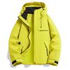 Unisex wodoodporna wiatroszczelna kurtka trekkingowa z kapturem, outdoor, kemping, trekking, wspinaczka, sezon jesienny