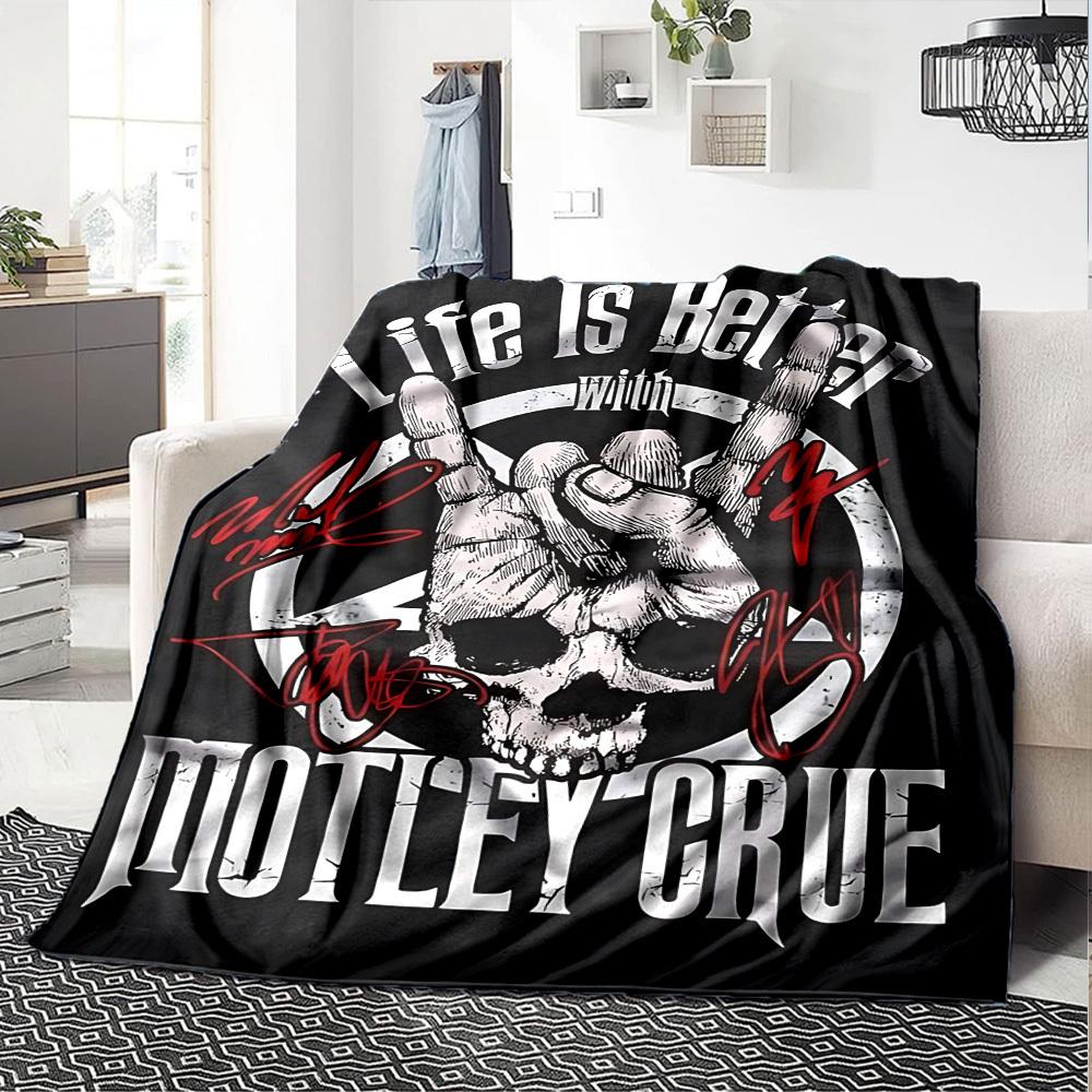 1pc dragon guitarThemed Blanket Soft Flannel All Season Cozy Throw with Bold Graphic Print, Travel, or Holiday Gift for Family & Friends