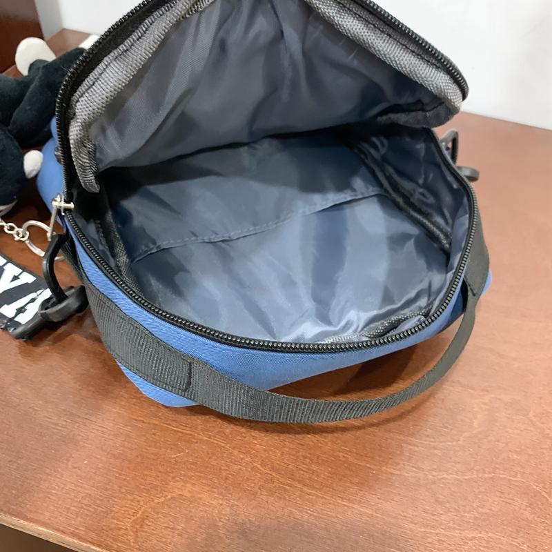 Pánská malá taška s potiskem písmen, taška přes rameno, dámská sportovní crossbody taška