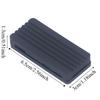 Black Color Aluminum Alloy Cooling Case Acrylic Bottom Shell Heatsink Case  Electronic Cooling