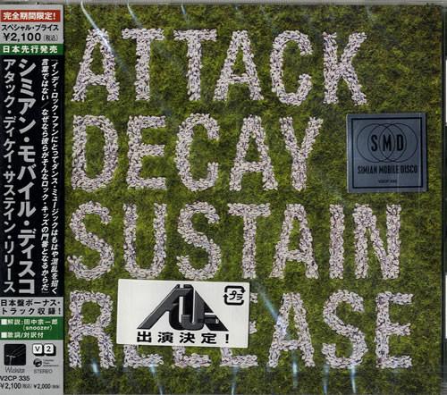 

CD - Attack Decay Sustain Release V2CP333334 V2 2007 Japan Dance & Electronica Used