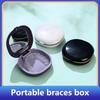 1Pcs Magnetic Cover Fake Teeth Denture Storage Case With Mirror Retainer Box Mouth Guard Aligner Braces Container Organizer