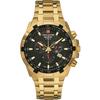 By Grovana Star Fighter Chronograph Black Dial Quartz 7043.9117 100M Men's Watch