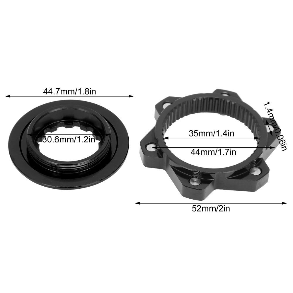 Easy to install Disc Brake Rotor Conversion 6 Bolts 6 Bolts Rotor Adapter  Bike Conversion чёрный