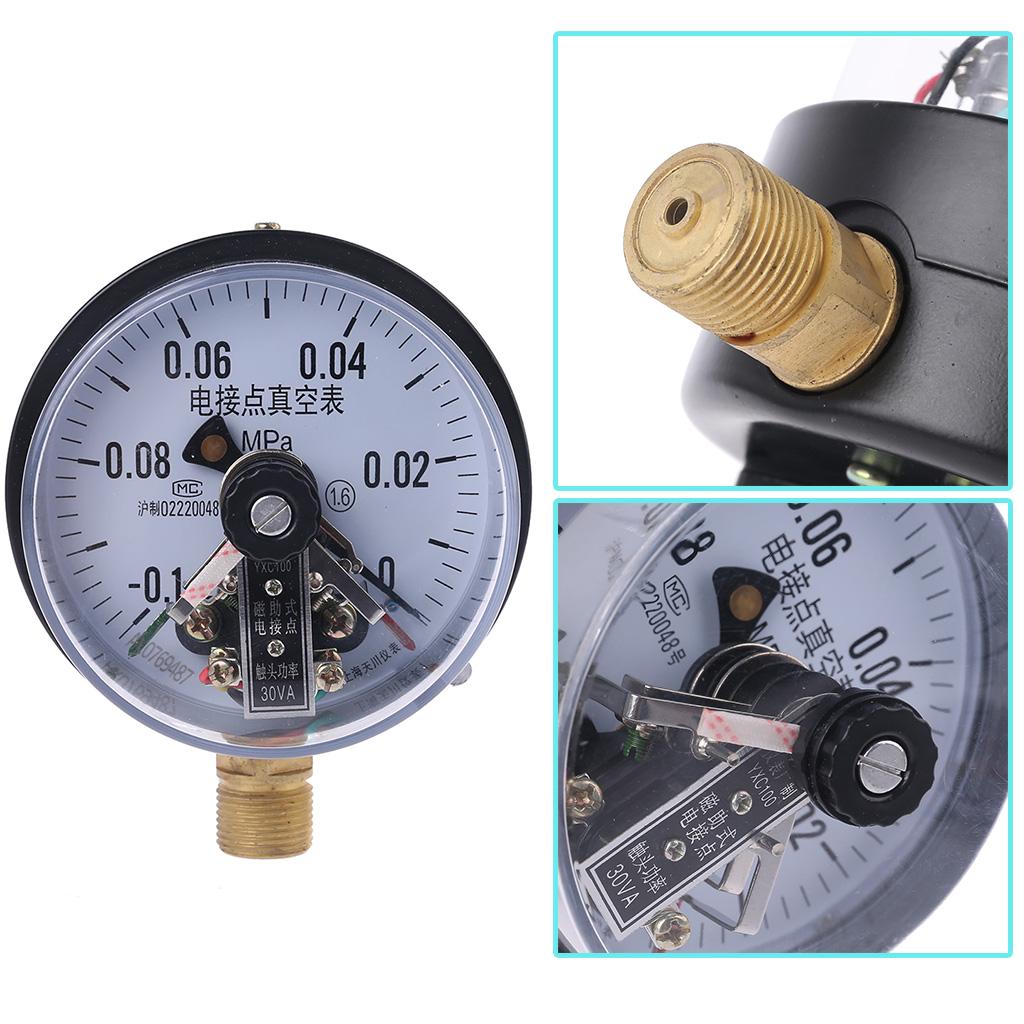 Professional 30VA Magnetic-assisted Electric Contact Pressure Gauge Control Water Pump Switch Vacuum 0-1.6mpa 40mpa