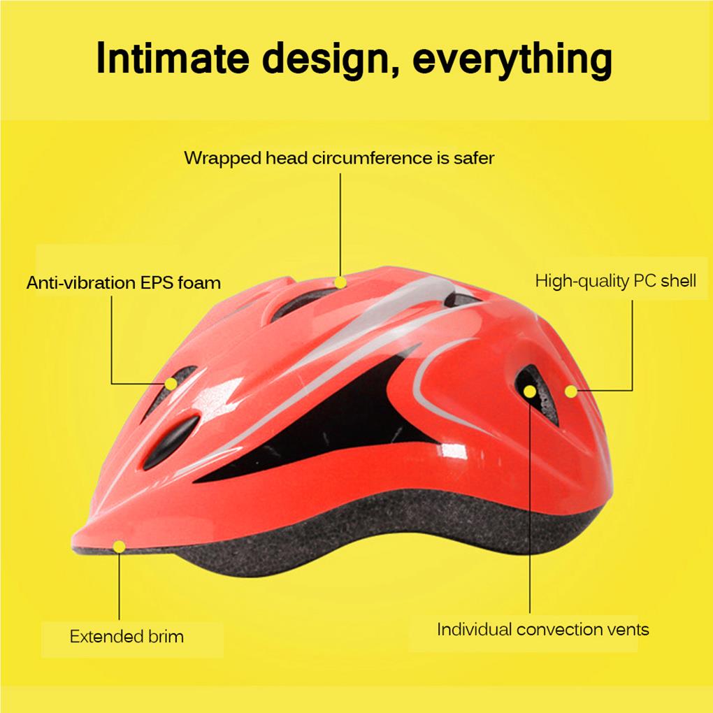 Casca Sport Copii Gol Ajustabil Protector Cap cu Pad Interior Detașabil Echipament Sigur Ciclism Trotinetă Suport