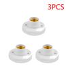 1-10PCS E27 Screw Cap Socket Ceiling Light Lamp Bulb Fixing Base Stand White Gold Light Bulb Holder Lamp Socket For Home 6A