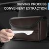 SEAMETAL Car Tissue Holder Interior Auto Seat Headrest Tissue Box Universal Paper Towel Bag Hanging Seat Back Auto Accessories