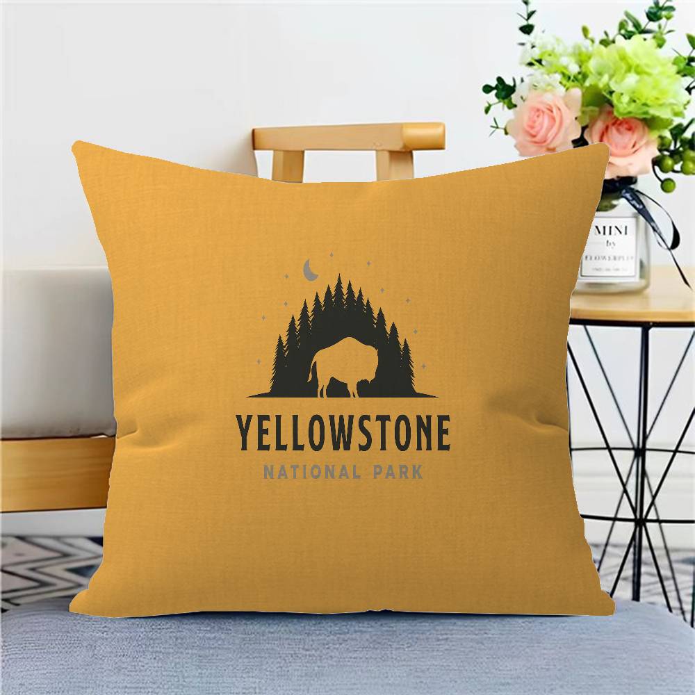 Y-Yellowstone Pillow Gift Home Office Decoration Pillow Bedroom Sofa Car Cushion CoverPillow Case