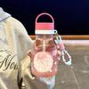 Water bottle1011 spring new high-value cute cartoon large-capacity children's straw cup portable large-capacity plastic cup