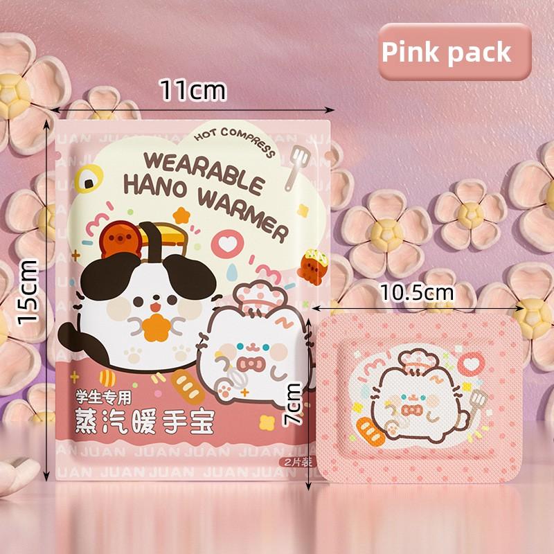 

Самонагревающийся браслет-носимое устройство для обучения и офиса, незаменимый для зимнего тепла 1 pack of 2 tablets розовый