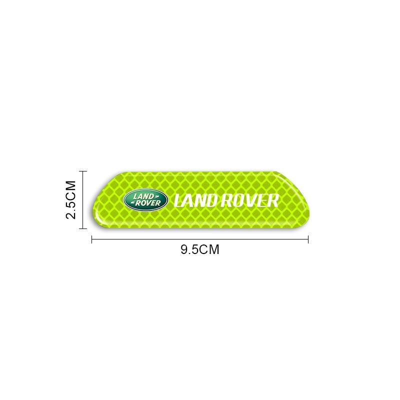 4KS Bezpečnostná výstražná reflexná značka na dvere auta 3D nálepka Príslušenstvo pre Land Rover Discovery Range Rover Evpque Defender Auto Okuliare Rover L322 L405
