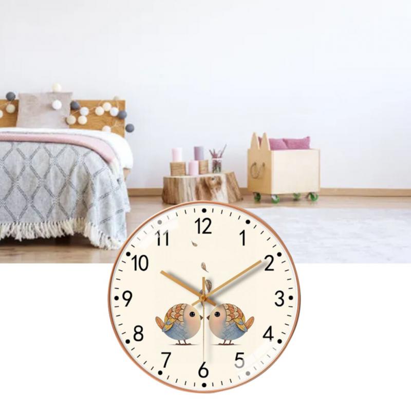 Einfache 8-Zoll-Wanduhr Quarzit Dekoration für Zuhause, geräuschloses Ticken, Wohnzimmer Schlafzimmer