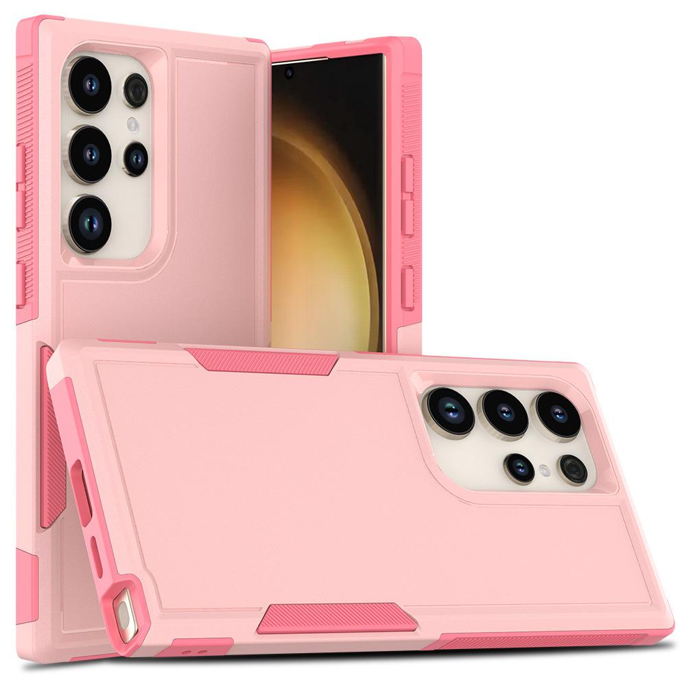 Sanfeng spot applies to Samsung S24 FE two-in-one anti-drop mobile phone case tpu double-layer PC mobile phone case