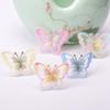 20Pcs Single Layer Golden Thread Butterfly Appliques  Bridal Hair Accessories
