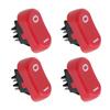 Electric Switches 4Pcs Replacement for Wet Dry Vacuum Cleaners Vacuum Compatible with Multiple Brands and Models