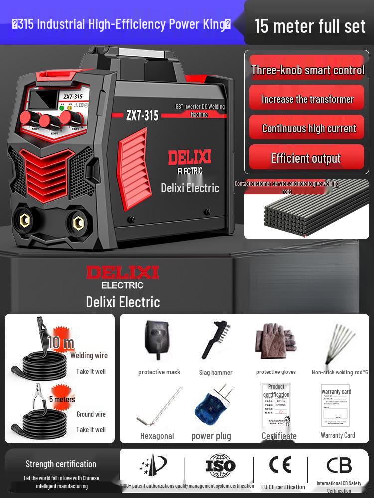 DELIXI Dual Voltage Industrial & Household All-Copper Welding Machine