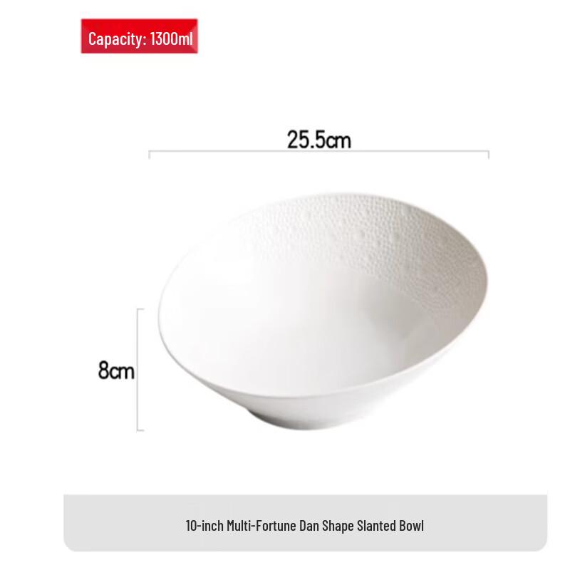 Luxury Ceramic Irregular Sloped Serving Plate