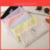 Polyester Bow Pencil Case With Large Capacity For Students And Girls