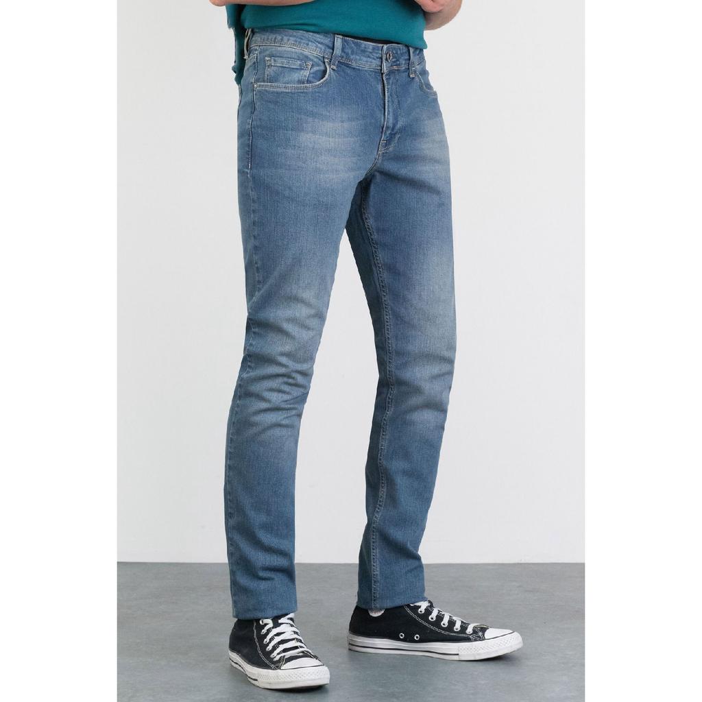 Men's Black Slim Fit Lycra Flexible Jeans Denim Trousers Hlt He001937