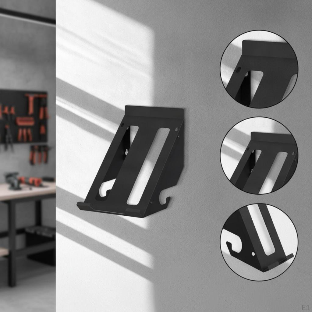 Circular Saw Holder SpaceSaving Wall Mount HeavyDuty for Woodworkers, Hobbyists,