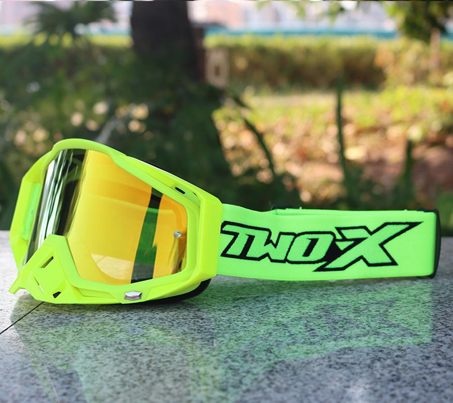 

Мотоциклетные очки Two-X MX Мотокросс Гоночные очки Очки для езды по бездорожью Мотоциклетные очки для мотокросса ATV MTB Солнцезащитные очки для спорта на открытом воздухе
