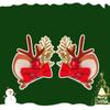 Bow Antler Hairpin Han Clothes Accessories Deer Horn HeadWear Temperament Christmas Hair Clip  Kids