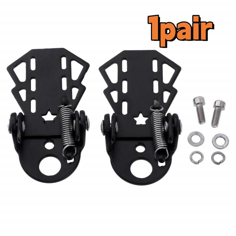 

1pair Folding Rear Seat Footrest Bike Pedals MTB Platform Cycling Children Footboard Non Slip Bicycle Accessories for Adults