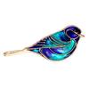 Shining Rhinestones Bird Brooch Alloy Material Crafted Pin Safe Lock Mechanism Suitable For Weddings Meetings Costumes