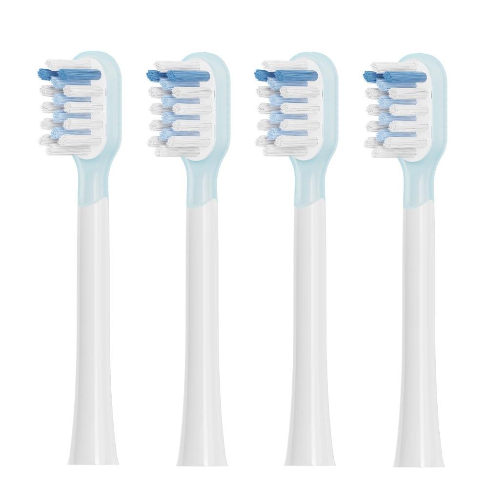4 Pcs For Laifen Full Range Replacement Electric Toothbrush Heads Cleansing & Brightening Type / Sensitive Type