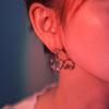 Hollow Rhinestones Love Temperament Star Personality Earrings Temperament Versatile Earrings Trendy New Women