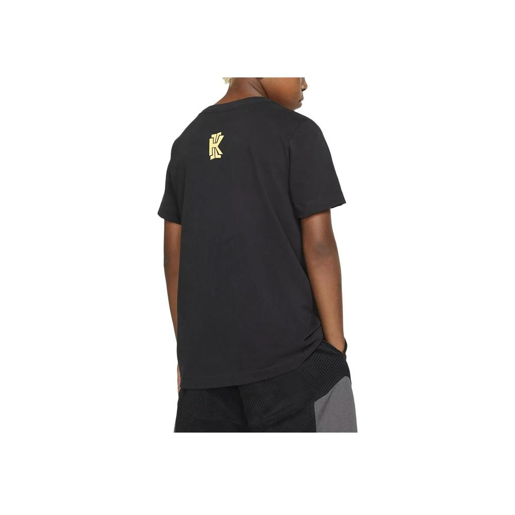 Nike Cartoon SpongeBob Print Casual Short Sleeve T-Shirt Kids Tops Black CQ3859-010