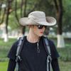 Polyester Fisherman Hat Breathable Fishing Hat Female Large Brim Sun Hat  Outdoor
