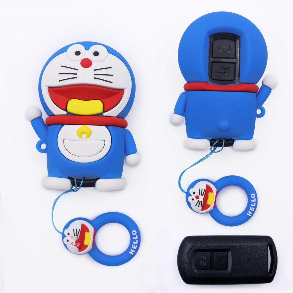 Cat Paw Cartoon Key Cover for Yamaha & Honda Motorcycles