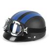 Summer Ventilated Half Helmet With Visor Electric Scooter Riding Safety Gear Adult Unisex Cycling Protective Headwear