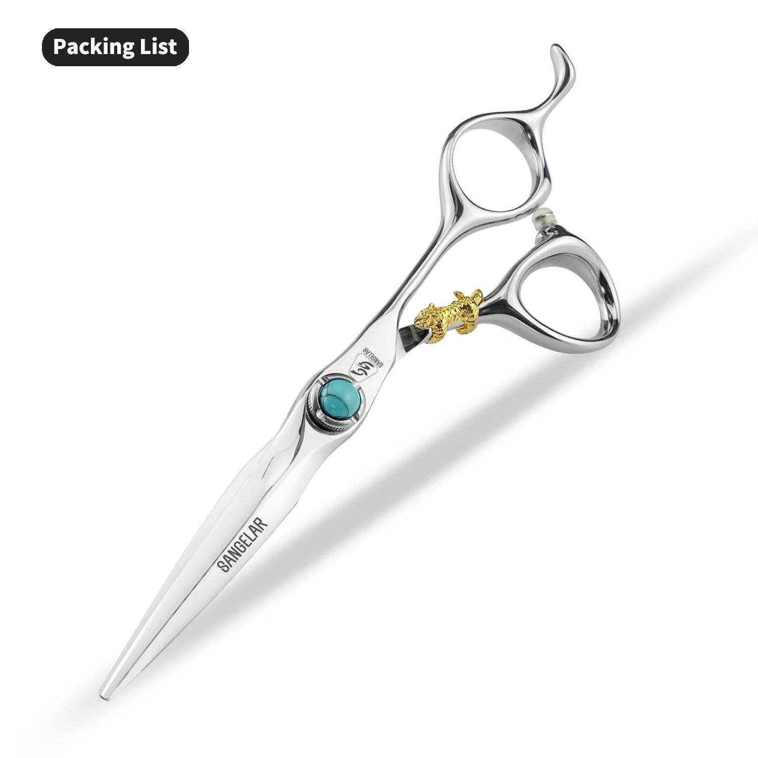 

Sangelar 6-дюймовые ножницы для волос, серебряные профессиональные парикмахерские ножницы, инструменты для ухода за волосами, режущие филировочные ножницы, парикмахерский салон 6 cutting серебряный