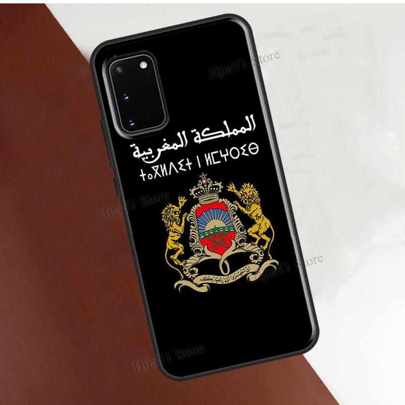 Marocco Maroc Bandiera Marocchina Cover per Samsung Galaxy S22 Ultra S21 S20 FE Note 20 S8 S9 S10 Note 10 Plus Custodia per telefono