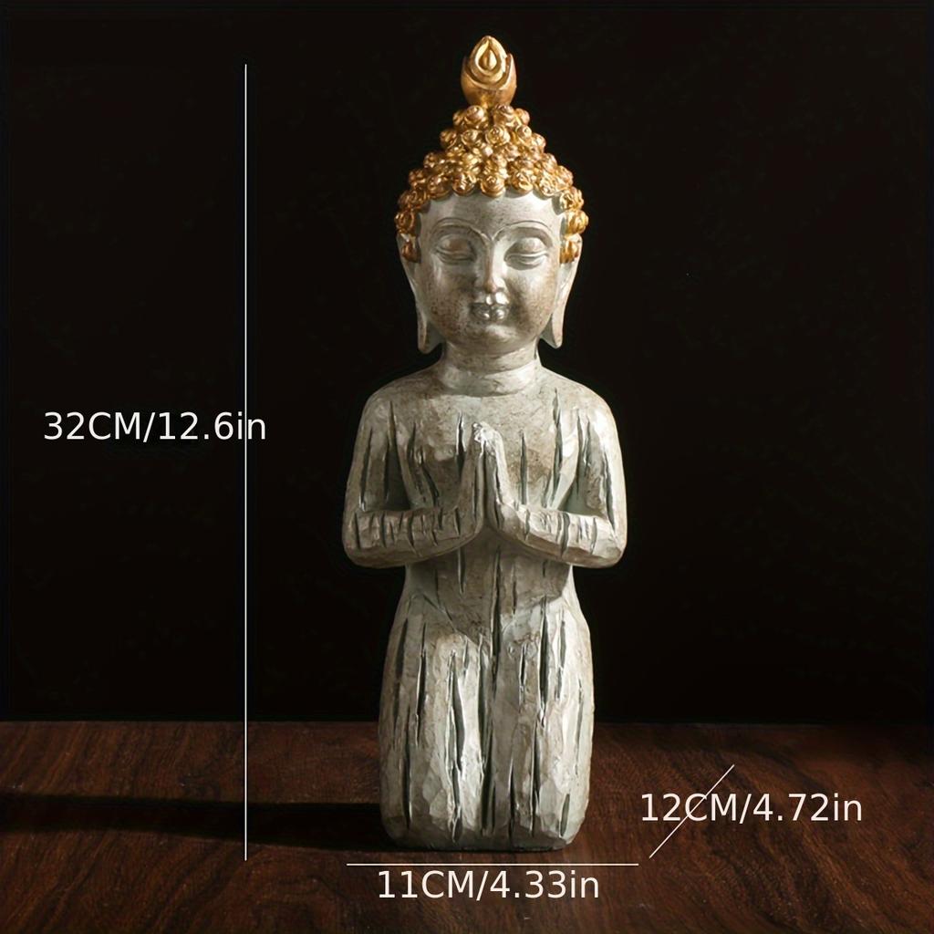 Beautiful Garden Zen Tathāgata Small Buddha Display a New Chinese Style Stone Tower Decoration Micro Landscape Display Accessori