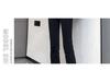 2023 Summer High Waist Black Slit Straight-Leg Petite Jeans