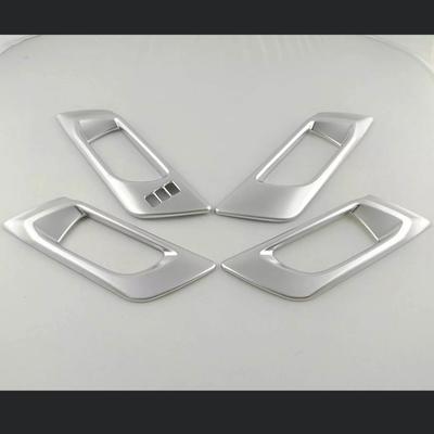 For Subaru Outback 2015 2016 Car Styling ABS Chrome  Inner Door Bowl Protector Frame Panel Cover