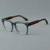 F·DRACON New Plate Glasses Frame Retro Square Men's Frame Fashionable Anti-blue Light Optical Prescription Frame Women's 30101